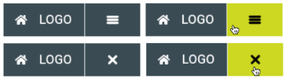 Toggle Icons formatados