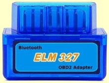 Imagem de um adaptador ELM327 genérico