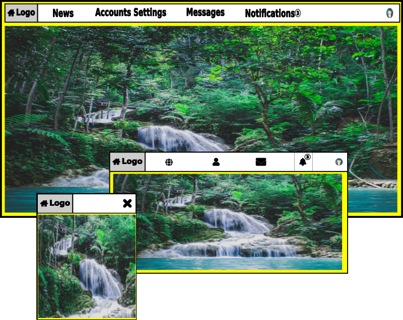 Imagens por estrutura de visualização