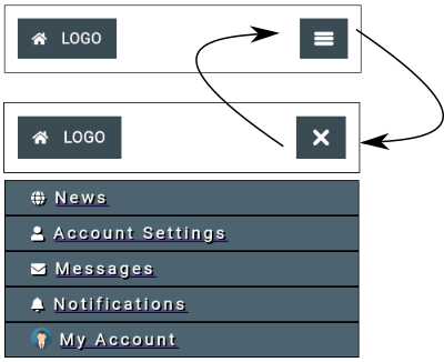 Toggle Icons